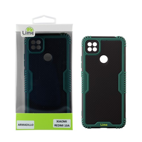 LIME ΘΗΚΗ XIAOMI REDMI 10A 6.53" ARMADILLO FULL CAMERA PROTECTION GREEN