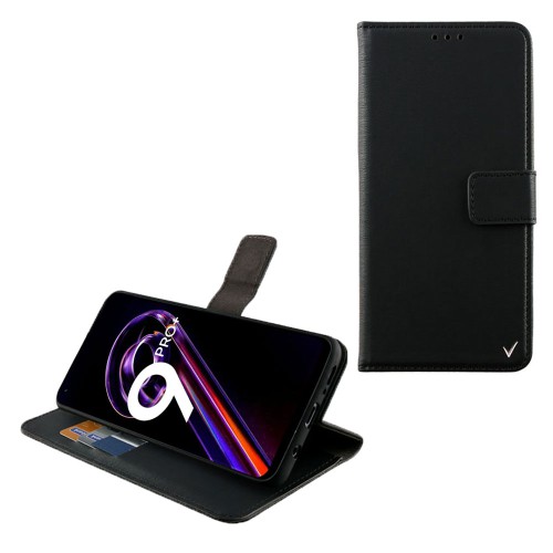 VOLTE-TEL ΘΗΚΗ REALME 9 PRO PLUS/9 4G 6.4" ALLURE MAGNET BOOK STAND CLIP BLACK