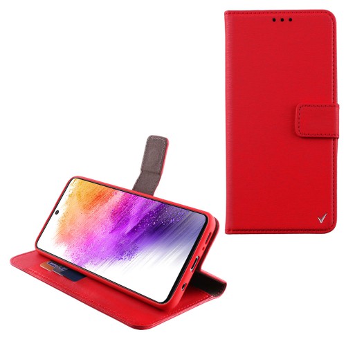 VOLTE-TEL ΘΗΚΗ SAMSUNG A73 5G A736 6.7" ALLURE MAGNET BOOK STAND CLIP RED