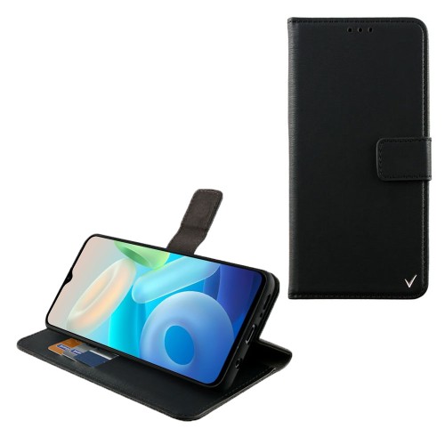 VOLTE-TEL ΘΗΚΗ VIVO Y33s 4G/5G 6.58" ALLURE MAGNET BOOK STAND CLIP BLACK