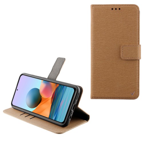 VOLTE-TEL ΘΗΚΗ XIAOMI REDMI 10A 6.53" ALLURE MAGNET BOOK STAND CLIP GOLD