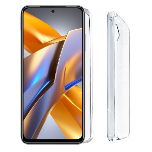 VOLTE-TEL ΘΗΚΗ XIAOMI POCO M5s 6.43" SLIMCOLOR AIR CAMERA GUARD ΔΙΑΦΑΝΗ