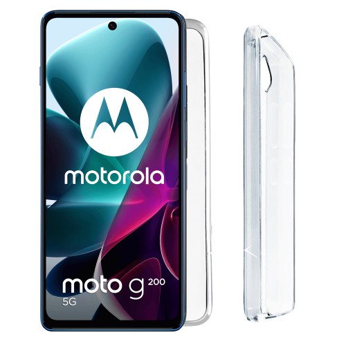 VOLTE-TEL ΘΗΚΗ MOTOROLA MOTO G200 5G 6.8" SLIMCOLOR AIR TPU CAMERA GUARD ΔΙΑΦΑΝΗ