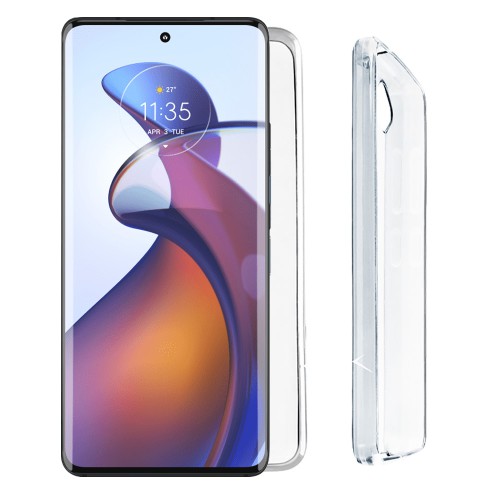 VOLTE-TEL ΘΗΚΗ MOTOROLA MOTO EDGE 30 FUSION 6.55" SLIMCOLOR AIR TPU CAMERA GUARD ΔΙΑΦΑΝΗ