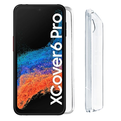 VOLTE-TEL ΘΗΚΗ SAMSUNG XCOVER 6 PRO 5G G736 6.6" SLIMCOLOR AIR TPU CAMERA GUARD ΔΙΑΦΑΝΗ