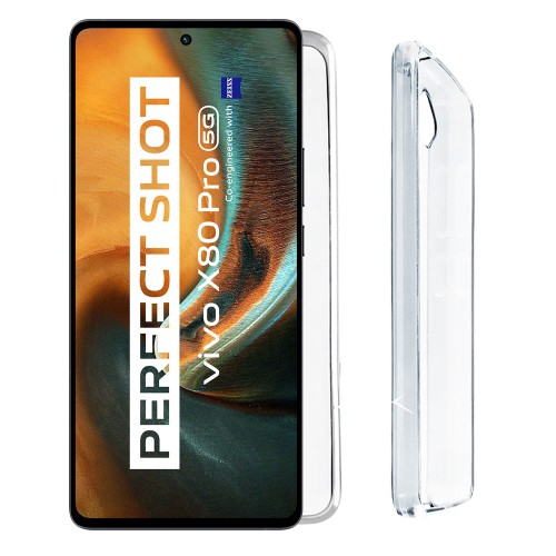VOLTE-TEL ΘΗΚΗ VIVO X80 PRO 5G 6.78" SLIMCOLOR AIR TPU CAMERA GUARD ΔΙΑΦΑΝΗ