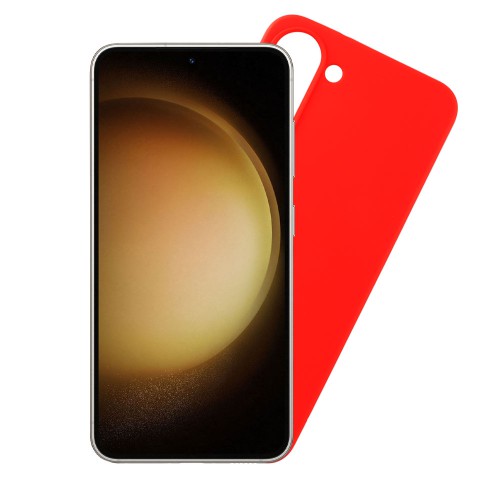 VOLTE-TEL ΘΗΚΗ SAMSUNG S23 5G S911 6.1" SILICON TPU CAMERA GUARD RED