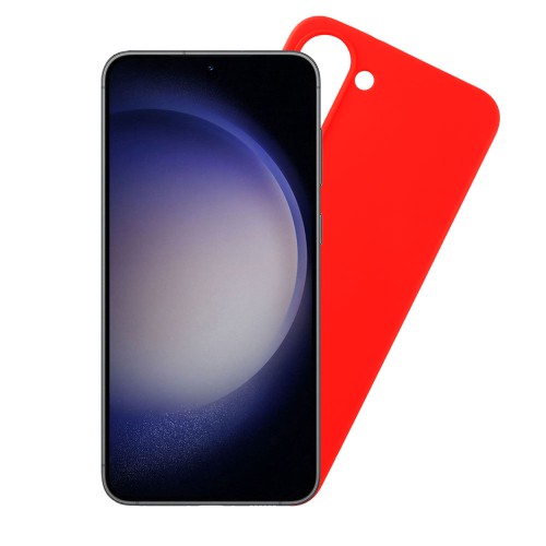 VOLTE-TEL ΘΗΚΗ SAMSUNG S23 PLUS 5G S916 6.6" SILICON TPU CAMERA GUARD RED