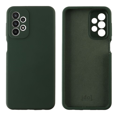 IDOL 1991 ΘΗΚΗ SAMSUNG A23 4G A235/A23 5G A236 6.6" VELVET ELITE TPU 4 SIDE FULL CAMERA PROTECTION DARK GREEN