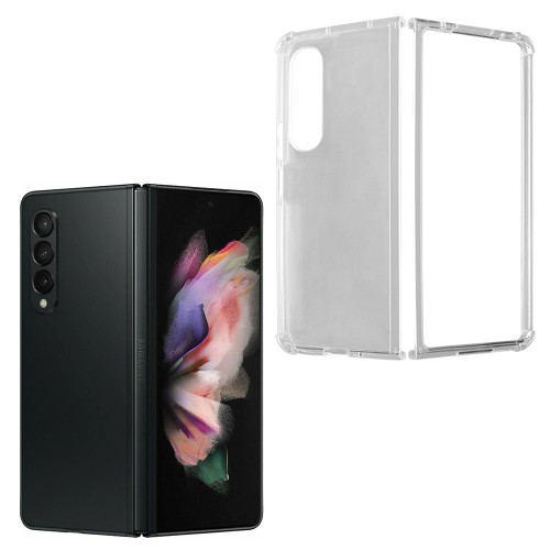IDOL 1991 ΘΗΚΗ SAMSUNG Z FOLD 3 5G F926 7.6" ANTISHOCK AIR TPU BACK-FRONT CAMERA GUARD ΔΙΑΦΑΝΗ