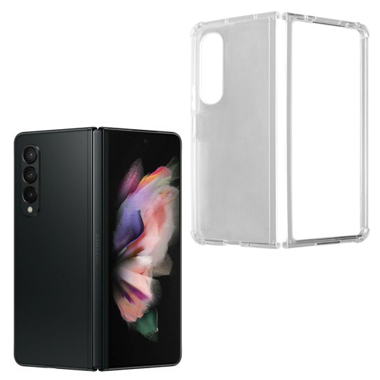 IDOL 1991 ΘΗΚΗ SAMSUNG Z FOLD 3 5G F926 7.6" ANTISHOCK AIR TPU BACK-FRONT CAMERA GUARD ΔΙΑΦΑΝΗ