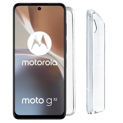 VOLTE-TEL ΘΗΚΗ MOTOROLA MOTO G32 6.5" SLIMCOLOR AIR TPU CAMERA GUARD ΔΙΑΦΑΝΗ