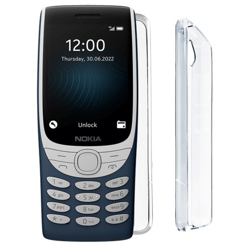 VOLTE-TEL ΘΗΚΗ NOKIA 8210 4G 2.8" SLIMCOLOR AIR TPU CAMERA GUARD ΔΙΑΦΑΝΗ