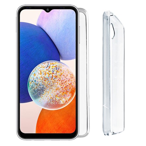 VOLTE-TEL ΘΗΚΗ SAMSUNG A14 4G A145/A14 5G A146 6.6" SLIMCOLOR AIR TPU CAMERA GUARD ΔΙΑΦΑΝΗ