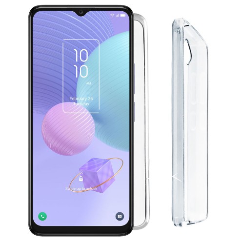 VOLTE-TEL ΘΗΚΗ TCL 405 T506D/406/408 T507 6.6" SLIMCOLOR AIR TPU CAMERA GUARD ΔΙΑΦΑΝΗ