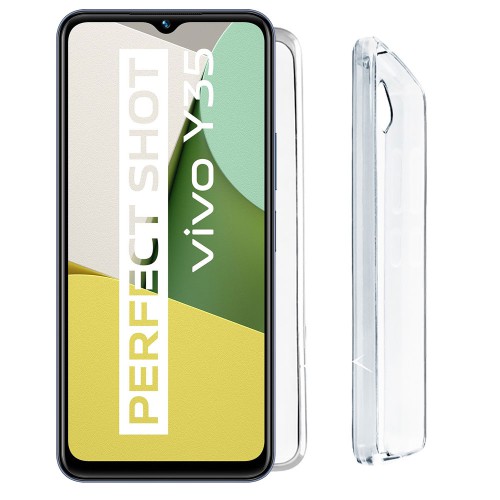 VOLTE-TEL ΘΗΚΗ VIVO Y35 6.58" SLIMCOLOR AIR TPU CAMERA GUARD ΔΙΑΦΑΝΗ