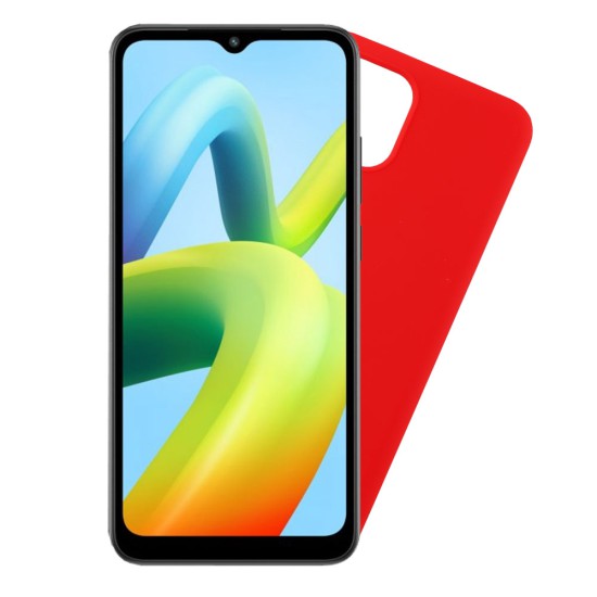 VOLTE-TEL ΘΗΚΗ XIAOMI REDMI A1/REDMI A2 6.52" SILICON TPU CAMERA GUARD RED