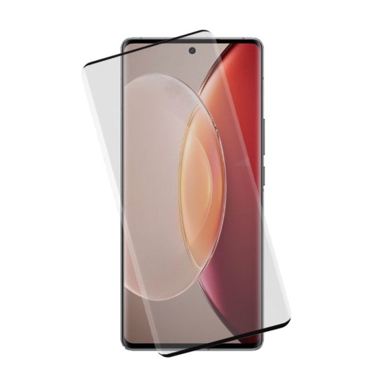 IDOL 1991 TEMPERED GLASS VIVO X90 PRO 5G 6.78" 9H 0.30mm 3D EDGE SEMI CURVED FINGER UNLOCK BLACK FULL COVER