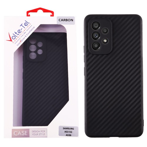 VOLTE-TEL ΘΗΚΗ SAMSUNG A53 5G A536 6.5" CARBON CAMERA PROTECTIVE BLACK