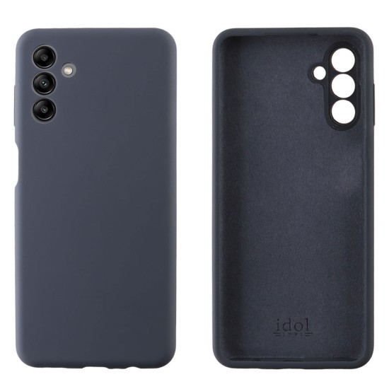IDOL 1991 ΘΗΚΗ SAMSUNG A14 4G A145/A14 5G A146 6.6" VELVET ELITE TPU 4 SIDE FULL CAMERA PROTECTION BLUE