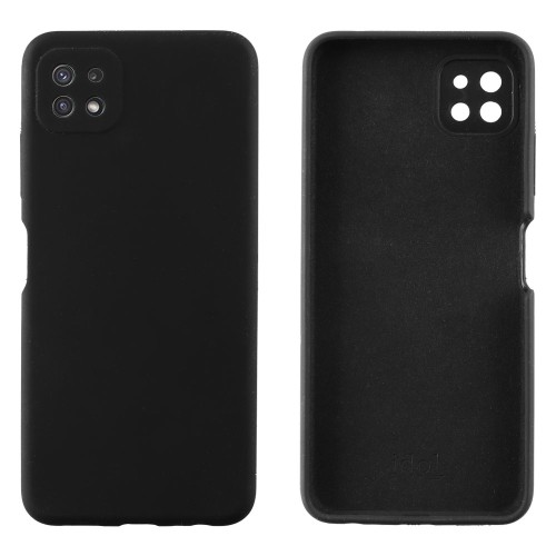 IDOL 1991 ΘΗΚΗ SAMSUNG A22 5G A226 6.6" VELVET ELITE TPU 4 SIDE FULL CAMERA PROTECTION BLACK