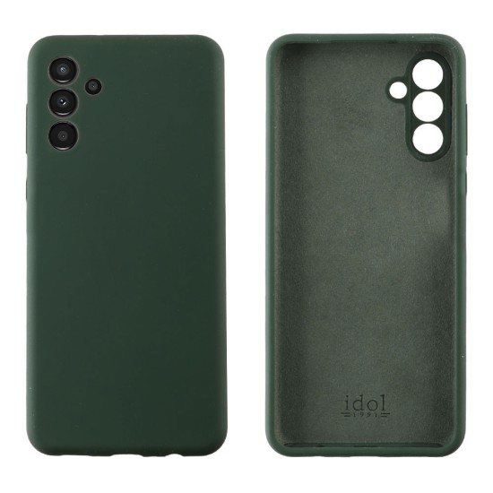 IDOL 1991 ΘΗΚΗ SAMSUNG A34 5G A346 6.6" VELVET ELITE TPU 4 SIDE FULL CAMERA PROTECTION DARK GREEN