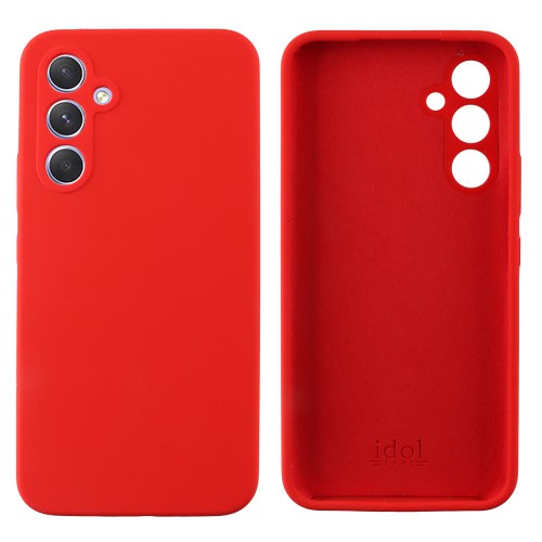 IDOL 1991 ΘΗΚΗ SAMSUNG A54 5G A546 6.4" VELVET ELITE TPU 4 SIDE FULL CAMERA PROTECTION RED