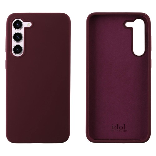 IDOL 1991 ΘΗΚΗ SAMSUNG S23 5G S911 6.1" VELVET ELITE TPU 4 SIDE CAMERA GUARD BURGUNDY