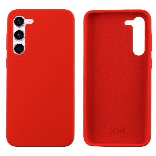 IDOL 1991 ΘΗΚΗ SAMSUNG S23 PLUS 5G S916 6.6" VELVET ELITE TPU 4 SIDE CAMERA GUARD RED
