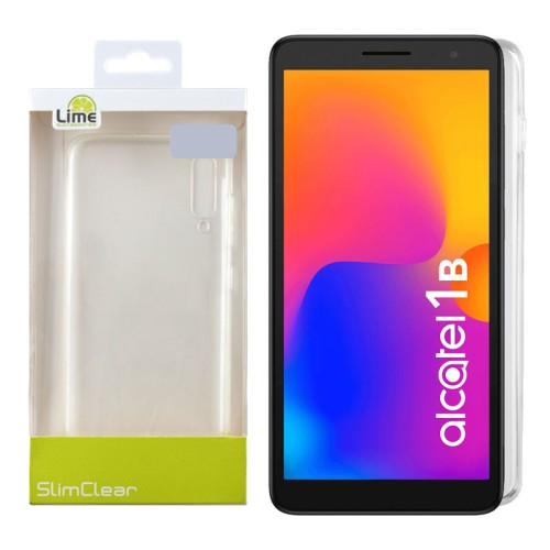 LIME ΘΗΚΗ ALCATEL 1B 2022 5031 5.5" SLIMCLEAR TPU CAMERA GUARD ΔΙΑΦΑΝΗ