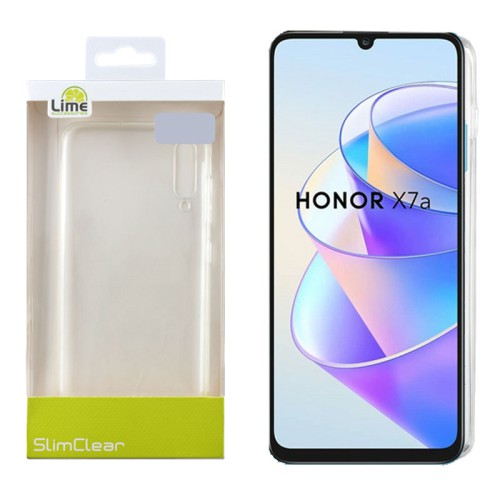 LIME ΘΗΚΗ HONOR X7A 6.75" SLIMCLEAR TPU CAMERA GUARD ΔΙΑΦΑΝΗ