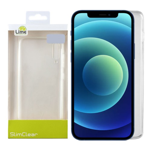 LIME ΘΗΚΗ IPHONE 12 MINI 5.4" SLIMCLEAR TPU CAMERA GUARD ΔΙΑΦΑΝΗ