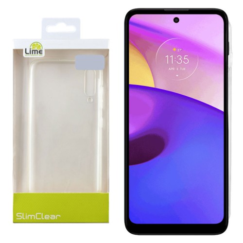 LIME ΘΗΚΗ MOTOROLA MOTO E40 XT2159-9 6.5" SLIMCLEAR TPU CAMERA GUARD ΔΙΑΦΑΝΗ