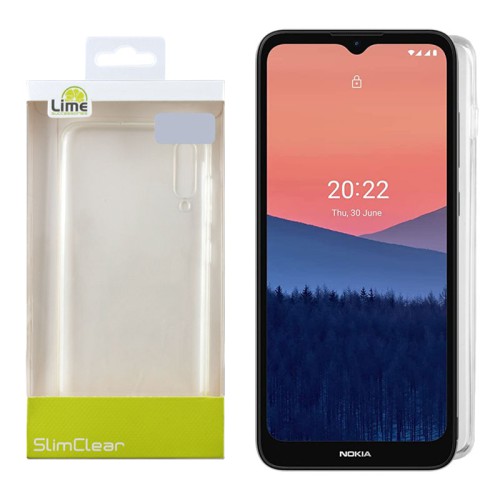 LIME ΘΗΚΗ NOKIA C21 6.52" SLIMCLEAR TPU CAMERA GUARD ΔΙΑΦΑΝΗ