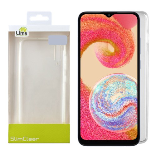 LIME ΘΗΚΗ SAMSUNG A04e 6.5" SLIMCLEAR TPU CAMERA GUARD ΔΙΑΦΑΝΗ
