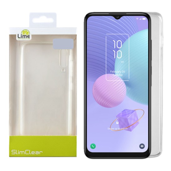 LIME ΘΗΚΗ TCL 405 T506D/406/408 T507 6.6" SLIMCLEAR TPU CAMERA GUARD ΔΙΑΦΑΝΗ