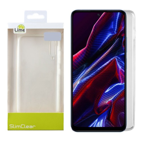 LIME ΘΗΚΗ XIAOMI POCO X5 5G 6.67" SLIMCLEAR TPU CAMERA GUARD ΔΙΑΦΑΝΗ