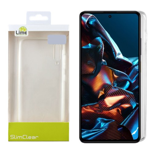 LIME ΘΗΚΗ XIAOMI POCO X5 PRO 5G 6.67" SLIMCLEAR TPU CAMERA GUARD ΔΙΑΦΑΝΗ