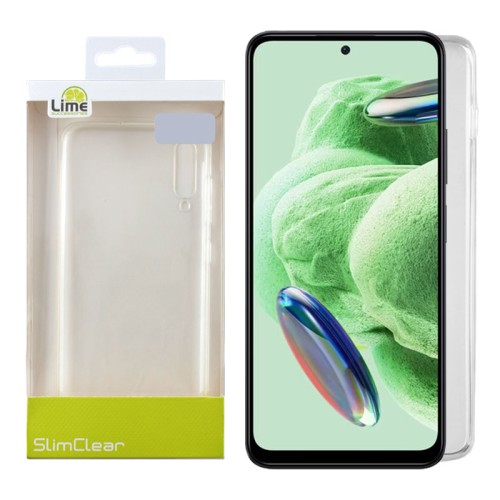 LIME ΘΗΚΗ XIAOMI REDMI NOTE 12 5G 6.67" SLIMCLEAR TPU CAMERA GUARD ΔΙΑΦΑΝΗ