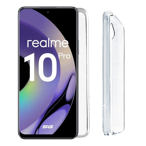 VOLTE-TEL ΘΗΚΗ REALME 10 PRO 5G 6.72" SLIMCOLOR AIR TPU CAMERA GUARD ΔΙΑΦΑΝΗ