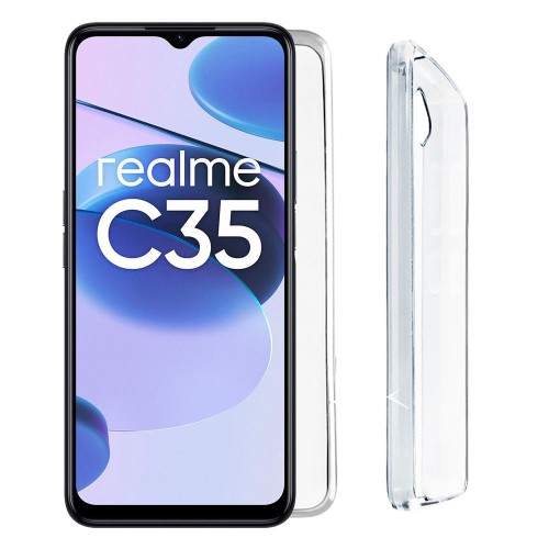 VOLTE-TEL ΘΗΚΗ REALME C35 6.5" SLIMCOLOR AIR TPU CAMERA GUARD ΔΙΑΦΑΝΗ