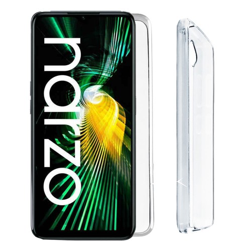 VOLTE-TEL ΘΗΚΗ REALME NARZO 50 4G 6.6" SLIMCOLOR AIR TPU CAMERA GUARD ΔΙΑΦΑΝΗ