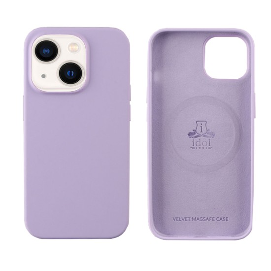 IDOL 1991 ΘΗΚΗ IPHONE 14 PLUS 6.7" VELVET MAGSAFE TPU CAMERA GUARD LILAC