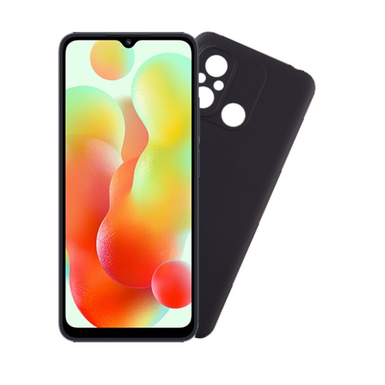 VOLTE-TEL ΘΗΚΗ XIAOMI REDMI 12C 6.71" SILICON TPU FULL CAMERA PROTECTION BLACK
