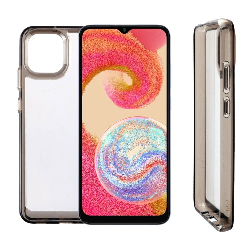 IDOL 1991 ΘΗΚΗ SAMSUNG A04e A042 6.5" CRISTALYTE TPU CAMERA GUARD ΔΙΑΦΑΝΗ ΓΚΡΙ