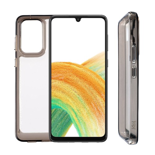 IDOL 1991 ΘΗΚΗ SAMSUNG A33 5G A336 6.4" CRISTALYTE TPU CAMERA GUARD ΔΙΑΦΑΝΗ ΓΚΡΙ