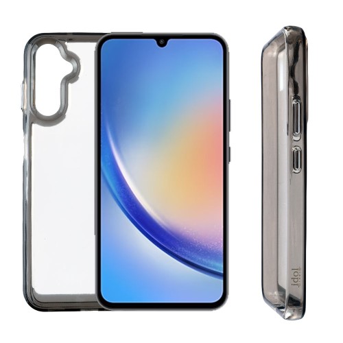 IDOL 1991 ΘΗΚΗ SAMSUNG A34 5G A346 6.6" CRISTALYTE TPU CAMERA GUARD ΔΙΑΦΑΝΗ ΓΚΡΙ