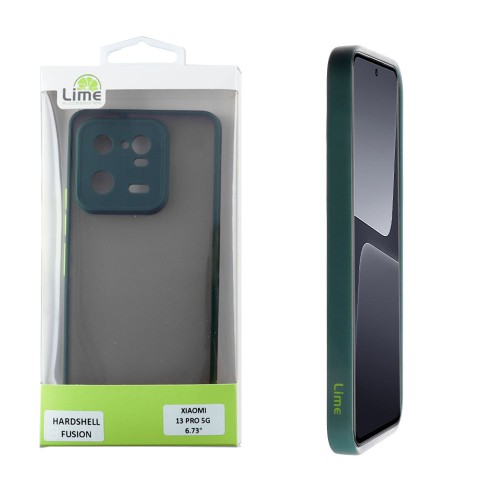 LIME ΘΗΚΗ XIAOMI 13 PRO 5G 6.73" HARDSHELL FUSION FULL CAMERA PROTECTION GREEN WITH YELLOW KEYS
