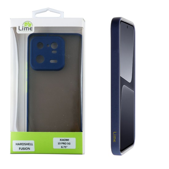 LIME ΘΗΚΗ XIAOMI 13 PRO 5G 6.73" HARDSHELL FUSION FULL CAMERA PROTECTION BLUE WITH YELLOW KEYS