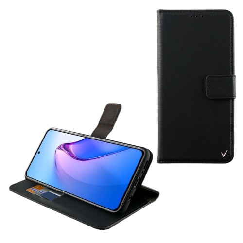 VOLTE-TEL ΘΗΚΗ OPPO RENO8 PRO 5G CPH2357/RENO8 PRO PLUS 5G PFZM10 6.7" ALLURE MAGNET BOOK STAND CLIP BLACK
